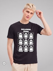 Camiseta con gráfico de Moods Ghost de Halloween de All + Every - Imagen 2 de 4