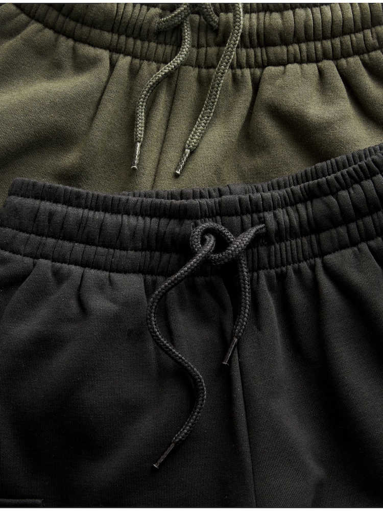 Schwarz & Grün - Jersey-Shorts mit Cargotaschen (3 bis 16 Jahre) - Bild 4 von 4 Schwarz & Grün - Jersey-Shorts mit Cargotaschen (3 bis 16 Jahre) - Bild 4 von 4
