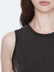 AllSaints Black Jenny Tank - Image 4 of 8