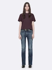 AllSaints Red Addi T-Shirt - Image 3 of 8