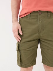 FatFace Breakyard Khaki Green Cargo Shorts - Image 4 of 5