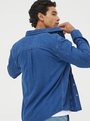 FatFace Drayton Blue Indigo Shirt - Image 2 of 4