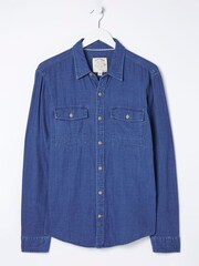 FatFace Drayton Blue Indigo Shirt - Image 4 of 4