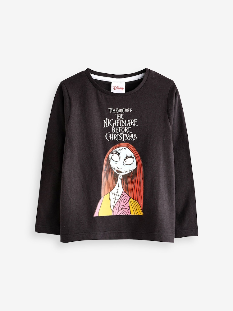 Vanilla Underground Black + Black Disney The Nightmare Before Christmas Kids Long Sleeve Long Leg 100% Cotton Pyjamas Set - Image 2 of 4