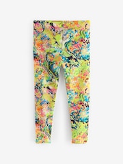 Bright Marble Printed Leggings (3-16yrs) - Image 2 of 3