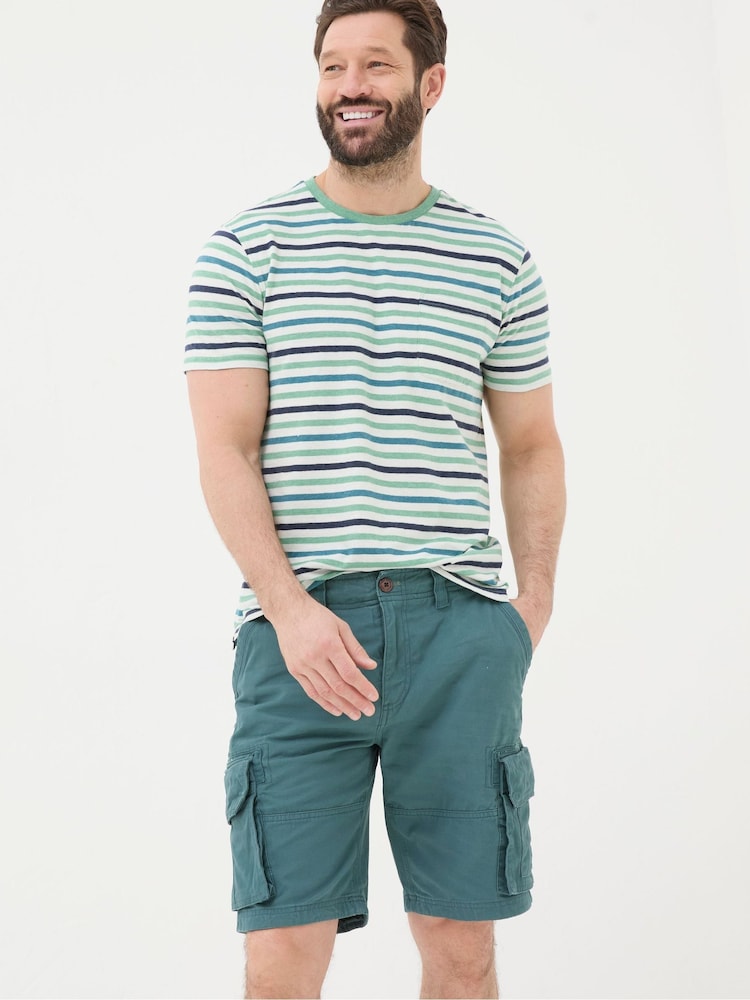 FatFace Breakyard Green Cargo Shorts - Image 1 of 5