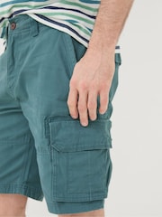 FatFace Breakyard Green Cargo Shorts - Image 4 of 5