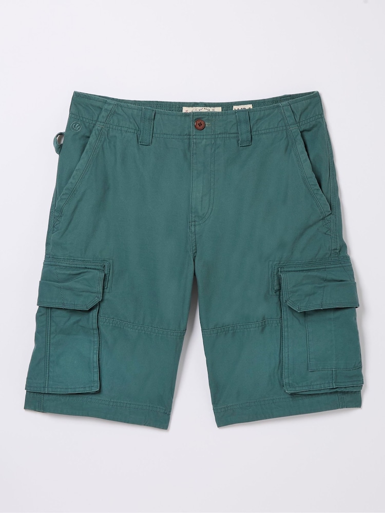 FatFace Breakyard Green Cargo Shorts - Image 5 of 5