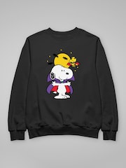 All + Every Peanuts Halloween Snoopy Vampire Sweatshirt - 4şəkildən 3 şəkil