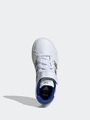 adidas White Marvel's Kids Spider-Man Grand Court Trainers - Image 6 of 9