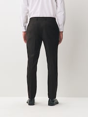 Black Regular Fit Tuxedo Suit Trousers - Image 3 of 3