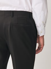 Black Regular Fit Tuxedo Suit Trousers - Image 5 of 6