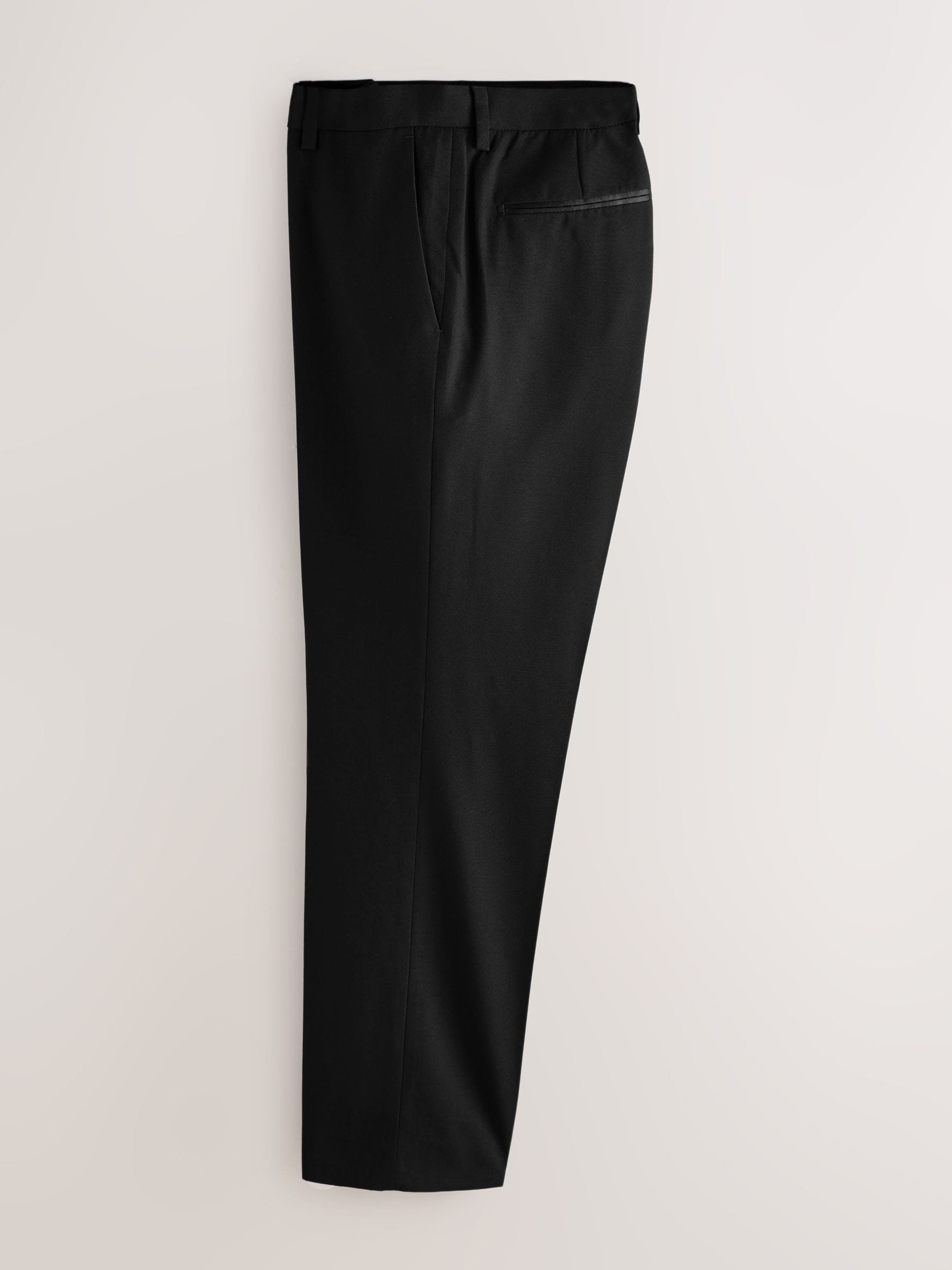 Buy Black Regular Fit Tuxedo Suit Trousers from Next USA
