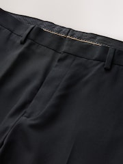 Black Regular Fit Tuxedo Suit Trousers - Image 9 of 10