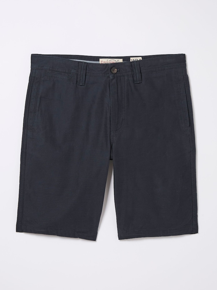 FatFace Blue Stow Flat Front Shorts - Image 4 of 4