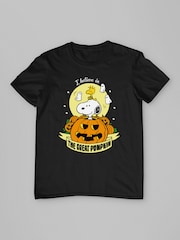 All + Every Black Peanuts Halloween The Great Pumpkin T-Shirt - Image 3 of 4