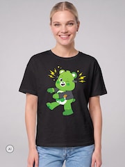 All + Every Black Care Bears UTM Halloween Good Luck Bear Frankenstein T-Shirt - Image 1 of 4