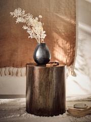 French Connection Brown Oxidised Hua Side Table - Image 1 of 4