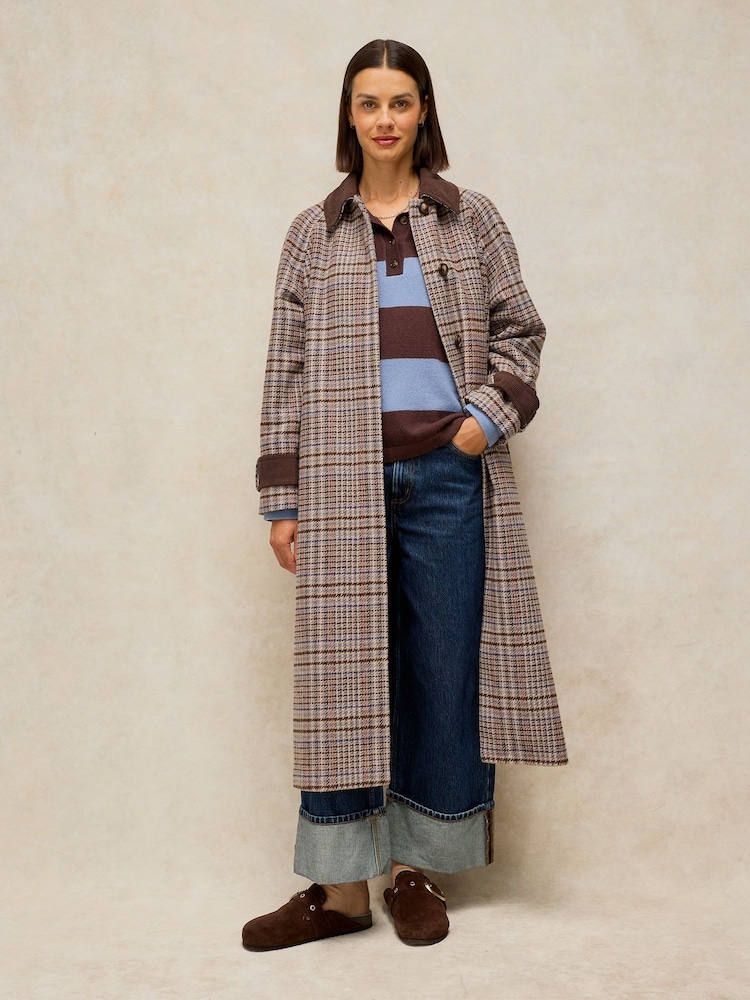 White Stuff Emmeline Check Coat - Bild 2 von 7 White Stuff Emmeline Check Coat - Bild 2 von 7