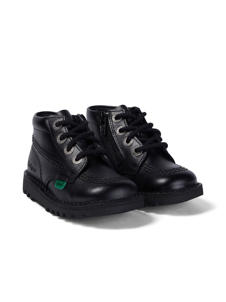 Kickers Kick Hi Zip Leather Boots - Image 1 of 5