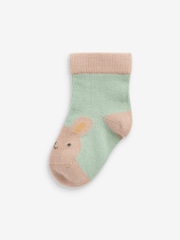 Muted Character Baby Socks 5 Pack (0mths-2yrs) - Image 3 of 6