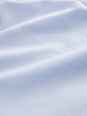 Blau - Formales Oxford-Hemd aus100 % Baumwolle mit Besatz - Bild 7 von 7