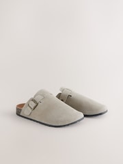 Stone EDIT Suede Mules - Image 1 of 7