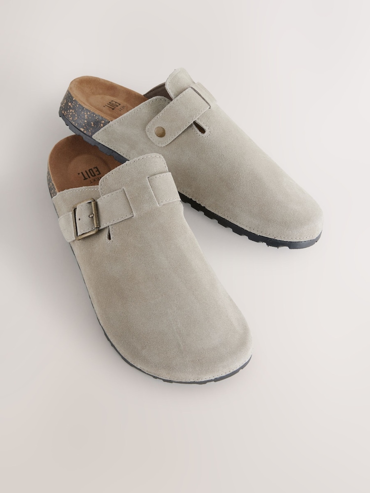 Stone EDIT Suede Mules - Image 3 of 7
