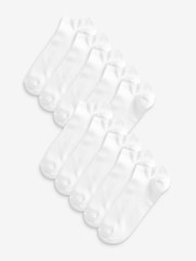White Trainer Socks 10 Pack - Image 1 of 4