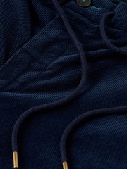 White Stuff Blue Camber Cord Drawstring Trousers - Image 7 of 7