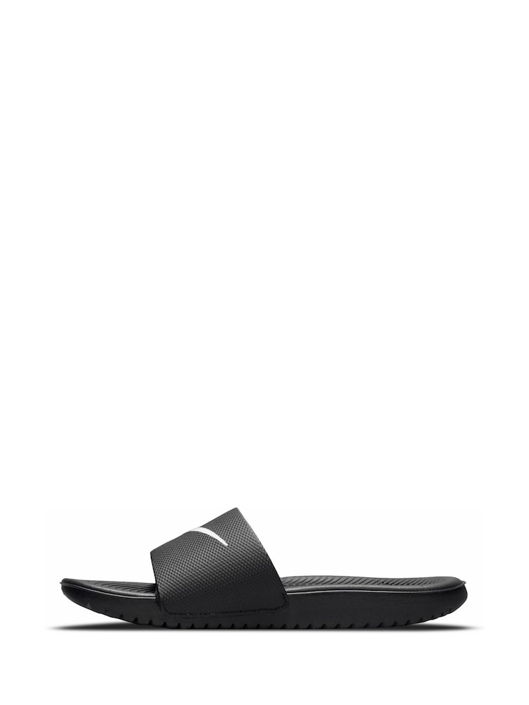 Nike Black Kawa Junior/Youth Sliders - Image 4 of 7