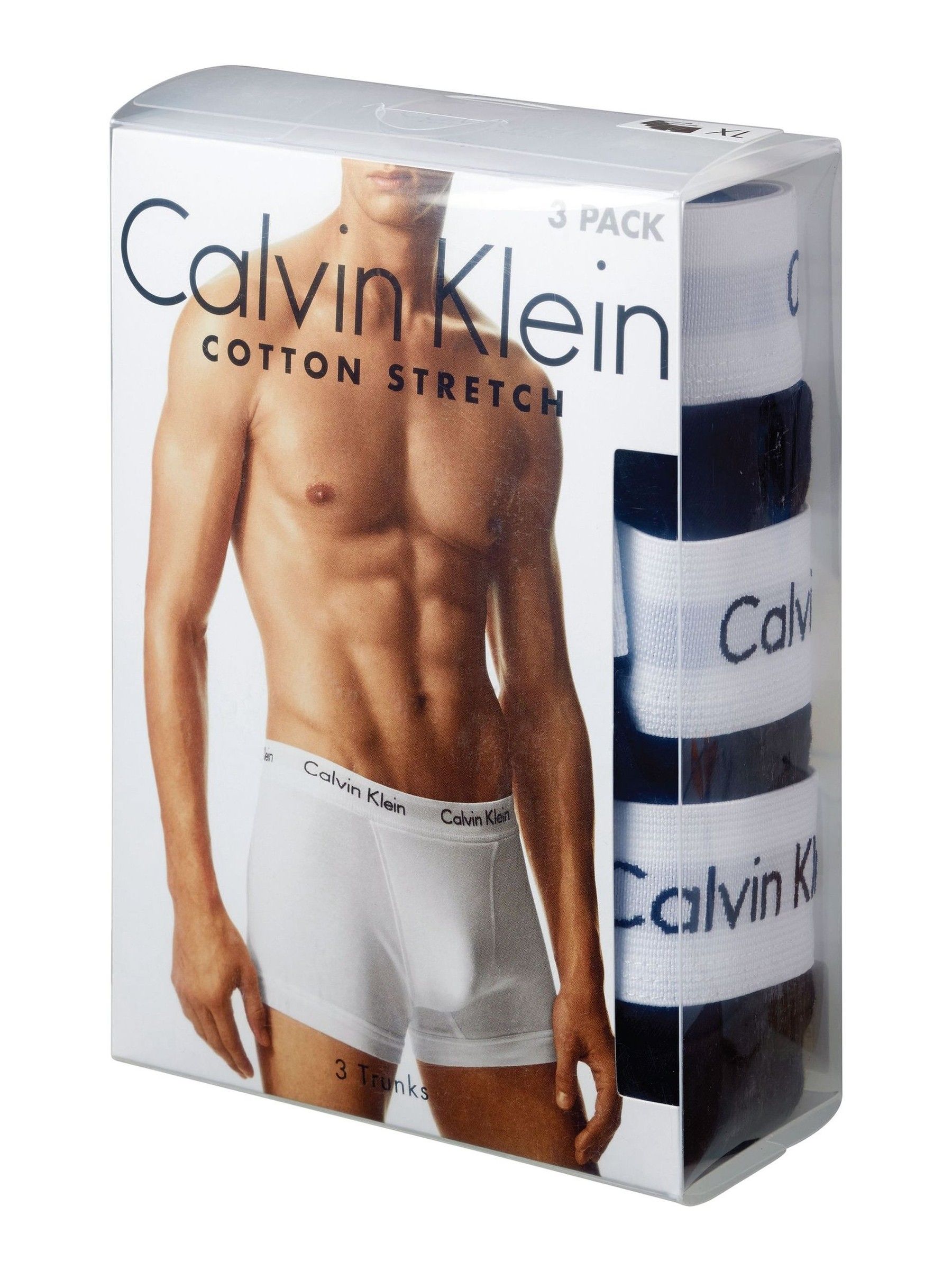 Calvin klein 3 pack black trunks hot sale
