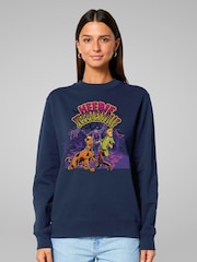 All + Every Blue Scooby Doo Halloween Heebie Jeebiesville Sweatshirt - Image 1 of 4