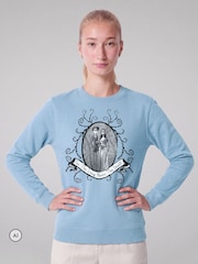 All + Every Blue Corpse Bride Halloween Can The Living Marry The Dead Sweatshirt - Image 2 of 4