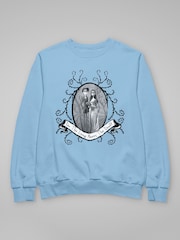 All + Every Blue Corpse Bride Halloween Can The Living Marry The Dead Sweatshirt - Image 3 of 4
