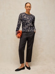 White Stuff Blue Lois Print Cardigan - Image 3 of 6