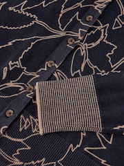 White Stuff Blue Lois Print Cardigan - Image 6 of 6