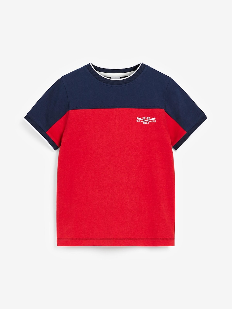 Red/Navy 100% Cotton Check Pyjamas 2 Pack (3-16yrs) - Image 2 of 9