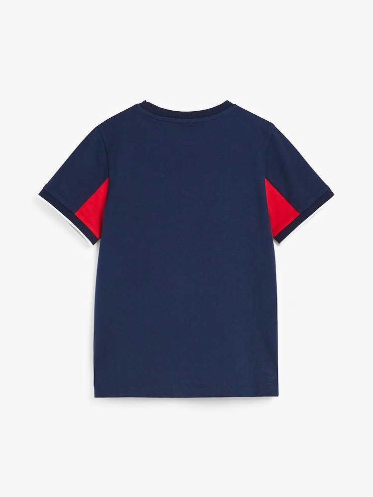 Red/Navy 100% Cotton Check Pyjamas 2 Pack (3-16yrs) - Image 4 of 9