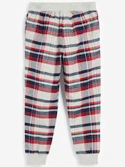 Red/Navy 100% Cotton Check Pyjamas 2 Pack (3-16yrs) - Image 6 of 9