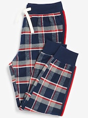 Red/Navy 100% Cotton Check Pyjamas 2 Pack (3-16yrs) - Image 9 of 9