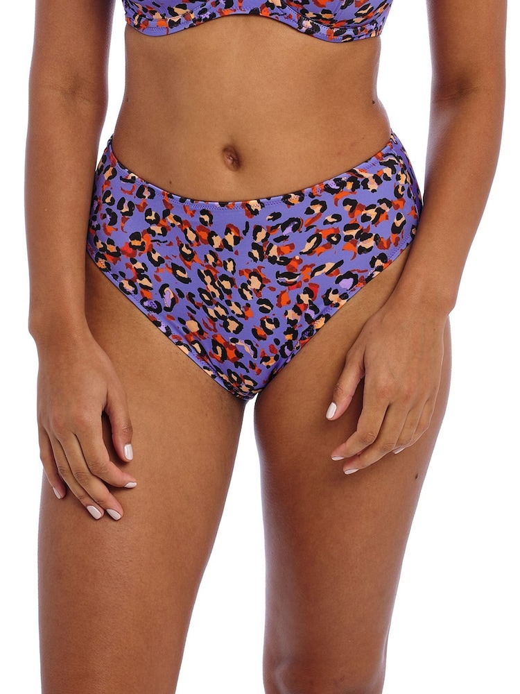 Freya Multicolour Leopard Pritn Santiago Nights High Waist Bikini Bottoms - Image 1 of 4