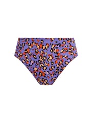 Freya Multicolour Leopard Pritn Santiago Nights High Waist Bikini Bottoms - Image 4 of 4