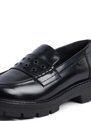 Kickers Black Kori Loafer Rivet Leather Shoes - Image 5 of 5