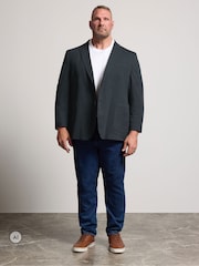 BadRhino Big & Tall Blue Jersey Blazer - Image 3 of 7