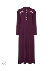 Star by Julien MacDonald Red Knitted Collar Dress - Image 5 of 6