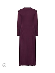 Star by Julien MacDonald Red Knitted Collar Dress - Image 6 of 6