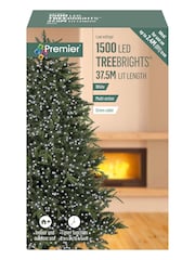 Premier Decorations Ltd White Brite Tree Brights 37.5m 1500 Christmas Lights with Timer - Image 3 of 4