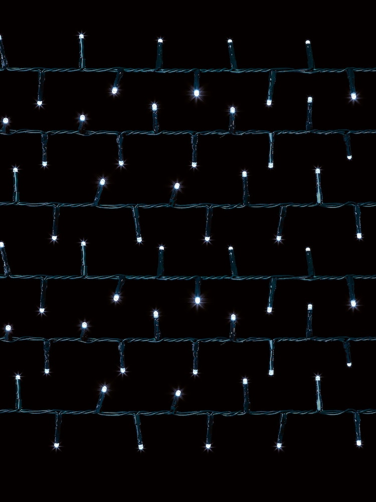 Premier Decorations Ltd White Brite Tree Brights 37.5m 1500 Christmas Lights with Timer - Image 4 of 4