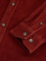 White Stuff Red Griffin Cord Shirt - Image 6 of 6